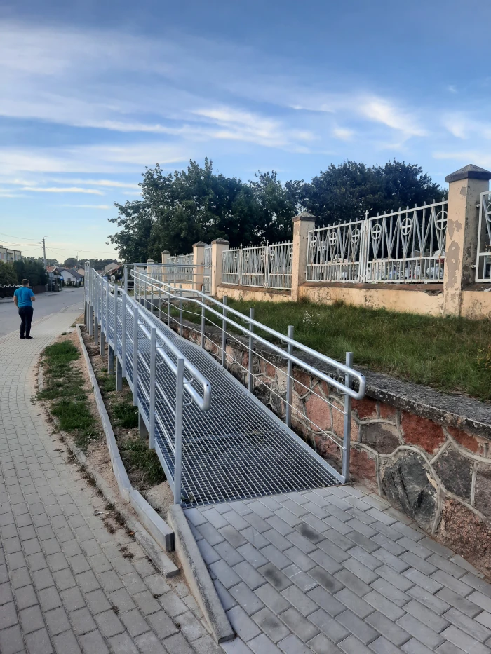 konstrukcje stalowe - podjazd